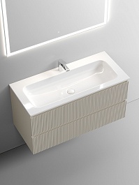 Sancos Мебель для ванной Snob T 100 beige soft – фотография-7