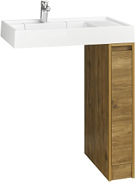Акватон Тумба под раковину Лондри 20 дуб рустикальный – фотография-1