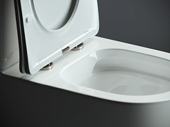 Ceramicanova Унитаз напольный пристенный с бачком Mia Rimless CN1801 белый – фотография-3