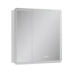 Equil Зеркальный шкаф Nice 80 белый – фотография-2