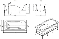 Roca Акриловая ванна Line 150x70 – фотография-6