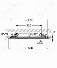 Grohe Душ потолочный "Rainshower F-Series 20 27286000" – фотография-4