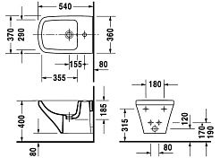 Duravit Биде подвесное DuraStyle 2282150000 – фотография-2