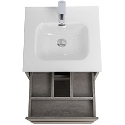 BelBagno Тумба с раковиной Kraft 50 подвесная Cemento Grigio – фотография-7