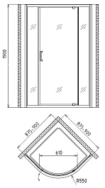 Gemy Душевой уголок Sunny Bay S28071 – фотография-4