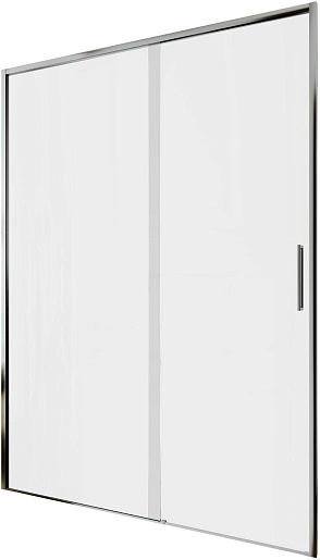 Aquanet Душевая дверь в нишу Pleasure Evo 140 AE65-N140-CT профиль хром стекло прозрачное – фотография-2
