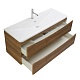 BelBagno Тумба с раковиной Acqua 120 подвесная Rovere Rustico – фотография-13