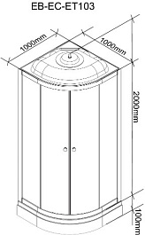 Parly Душевая кабина Effect EF1031 – фотография-3