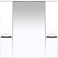 Misty Зеркальный шкаф Орхидея 105 белый