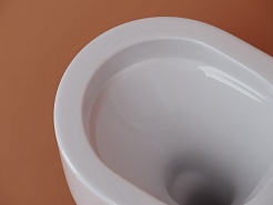 Ceramicanova Подвесной унитаз Ulma Rimless с системой инсталляции Balance кнопка Circle хром глянцевый – фотография-5