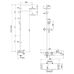 Lemark Душевая система Tropic LM7008C – фотография-2