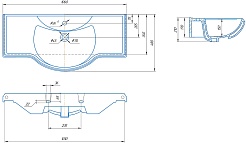 Водолей Мебель для ванной Дубэлла 105 орех – фотография-15