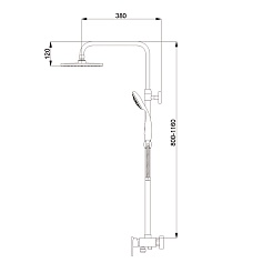 Raiber Душевая система R0806 – фотография-3
