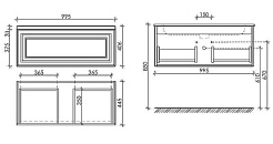 Sancos Тумба с раковиной Very 100 beige soft раковина Grace 101 CN7013 – фотография-9
