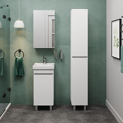 Onika Мебель для ванной Милтон 40 R белая – фотография-2