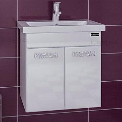 СанТа Тумба с раковиной Ливерпуль 50 подвесная – фотография-1