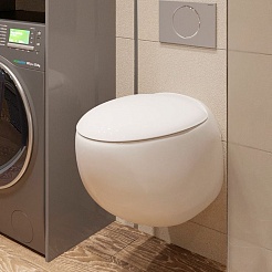 Sanita Luxe Унитаз подвесной Ringo безободковый с микролифтом – фотография-8