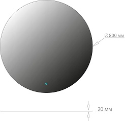 Onika Мебель для ванной Айленд 80 подвесная графит/дуб крафт – фотография-20