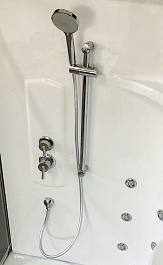 Royal Bath Душевая кабина RB 140ALP-C-CH правая – фотография-3