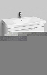 Am.Pm Тумба с раковиной Like 80 напольная, белый, глянец – фотография-5