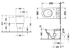 Duravit Унитаз-компакт Darling New 2138090000 – фотография-3