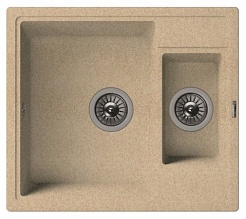 Florentina  Мойка гранитная Липси 580К песочный – фотография-1