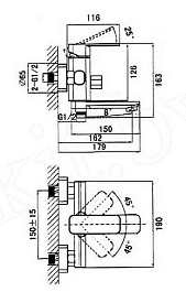 D&K Смеситель "Altportel Rhein DA1333201" для ванны – фотография-2