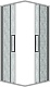Grossman  Душевой уголок Cosmo 90x90x195 профиль хром стекло шиншилла – фотография-13