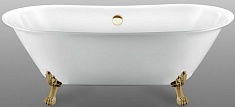 Фэма Акриловая ванна "Ottavia", ножки бронза, покрытие хром, золото или бронза