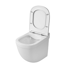 Owl 1975 Унитаз безободковый Eld Cirkel-H с сиденьем DP микролифт – фотография-6