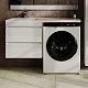 Style Line Мебель для ванной под стиральную машину Леон 120 L подвесная Люкс Plus белая – фотография-17