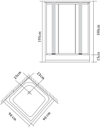 Nautico Душевой уголок SWB-8024 – фотография-3
