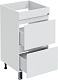 СанТа Мебель для ванной под стиральную машину Марс 120 R 2 ящика белая – картинка-24