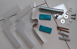 Cezares Универсальный установочный комплект для 3-й панели CZR-SCR-FIX-3-KIT – фотография-1