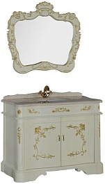 Demax Зеркало для ванной "Болонья 120" marfil amario – фотография-4