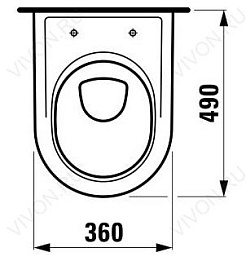 Laufen Унитаз подвесной Pro 2095.2.000.000.1 – фотография-2
