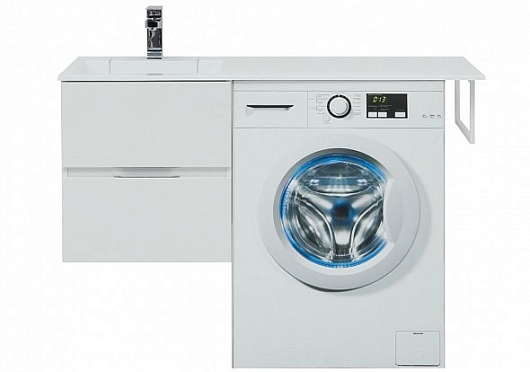 Aquanet Тумба с раковиной Алвита 120 L белая – фотография-4