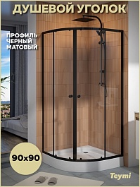 Teymi Душевой уголок Lina 90х90 с поддоном T00504 – фотография-11
