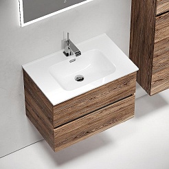 Sancos Тумба с раковиной Urban 70 дуб чарльстон раковина Element 71 CN7007 – фотография-2