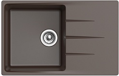 Ewigstein Мойка кухонная Gerd 60F шоколад – фотография-2