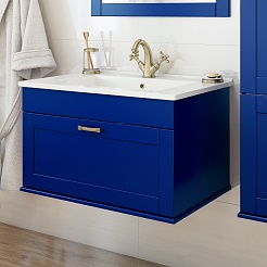 Sanflor Мебель для ванной Ванесса 75 индиго – фотография-3