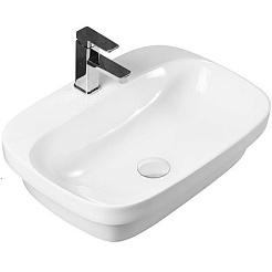 Aquatek Накладная раковина Амадео 60 AQ6042-00 белая – фотография-1