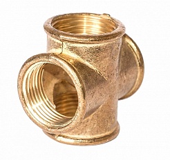 ВЛМЗ 4607 Крестовина латунная Ду-25 (414179) – фотография-2