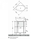 СанТа Тумба с раковиной Аврора 70 угловая – фотография-13