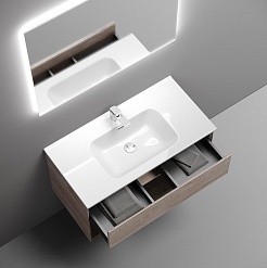 Sancos Тумба под раковину Marmi 1.0 90 Дуб галифакс натуральный – фотография-4