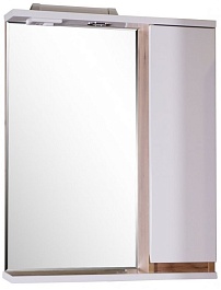 ASB-Mebel Мебель для ванной Марко 60-2.1 белый/дуб золотой – фотография-4