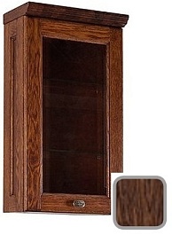 Водолей Шкаф навесной Дубини 40 R венге – фотография-1