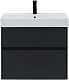 Aquanet Тумба под раковину Бруклин 70 подвесная черная матовая – фотография-14