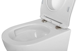 BelBagno Чаша унитаза подвесного Sfera-Tor BB046CH-TOR безободкового без сиденья – фотография-6