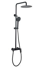 Aquatek Душевая стойка AQ2060MB матовая черная – фотография-1